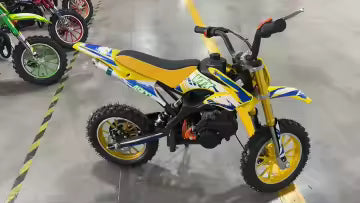 Yellow - Mini Dirt Bike 49CC 2stroke Gasoline engine (Copy)